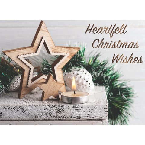 Family Treasures Christmas Stars greeting card