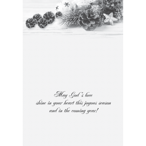 Family Treasures Christmas Stars greeting card with message
