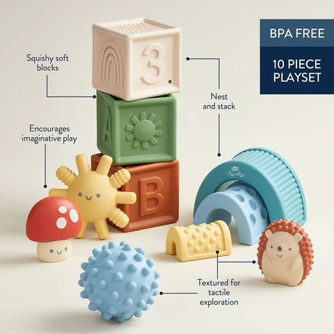 Itzy Sensory Blocks And Toys Set 8532
