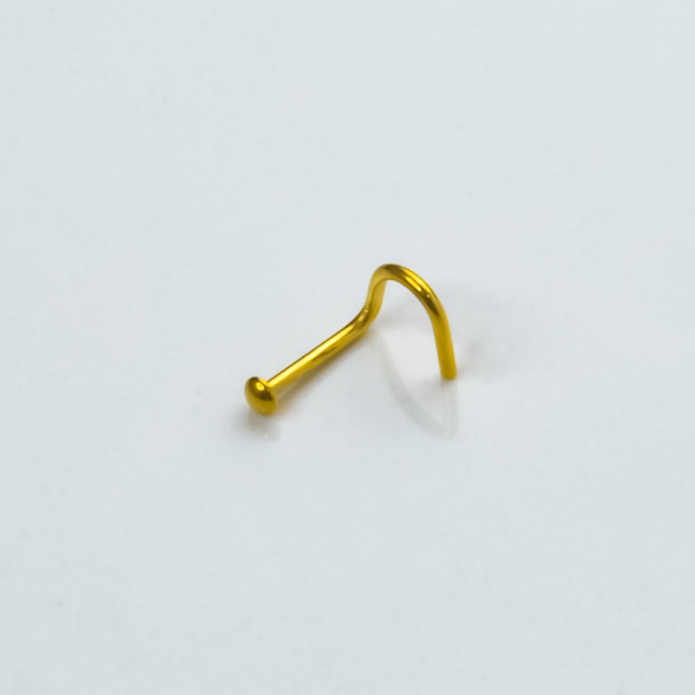 Nose Screw Dome Top Titanium - 18GA & 20GA