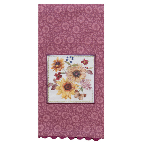 Mulberry Bloom Patch Tea Towel H8326