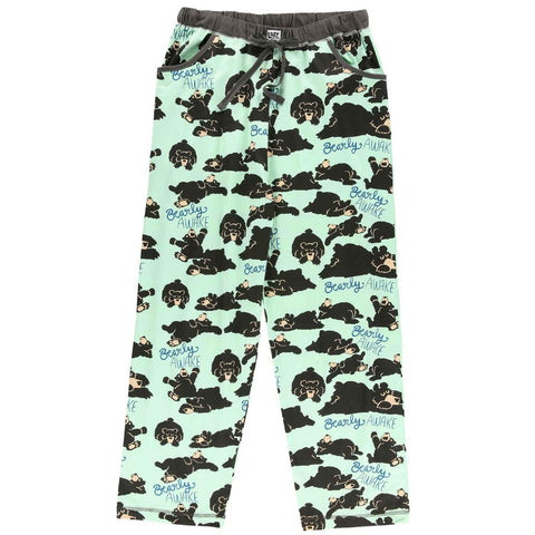 Lazy One Bearly Awake women's pajama pants