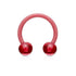 Circular Horse Shoe Barbell Flexible Acrylic - 14GA & 16GA
