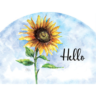 Spring & Summer Outdoor Plaque Happy Sunflower