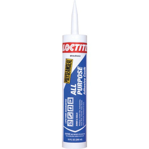 Henkel-Osi Sealants 1700039 10 oz White All Purpose Adhesive Caulk