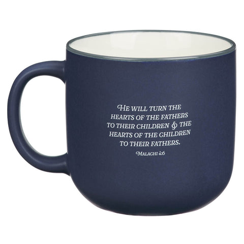 I Love You, Dad Navy Blue Coffee Mug MUG1125 
back view