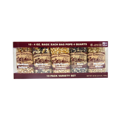 Amish Country Popcorn Variety 10 Pack
