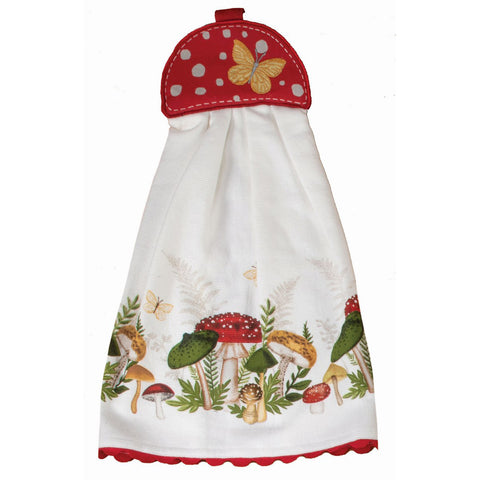Botanical Mushrooms Hang Up Towel R8217