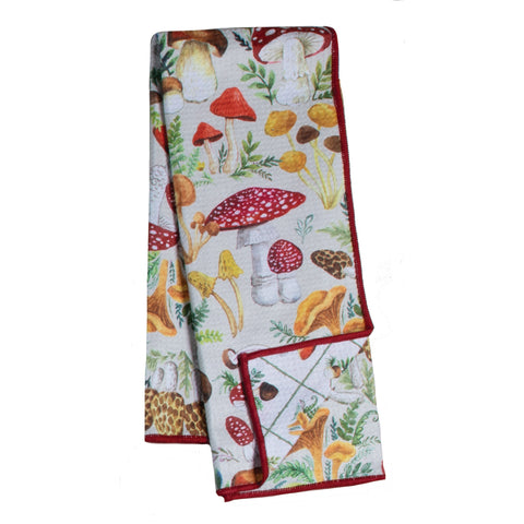 Mushrooms Earth Towel R8678