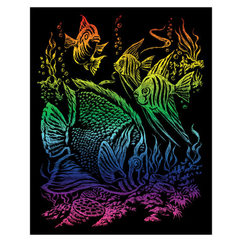 Rainbow Engraving Tropical Fish RAIN-11