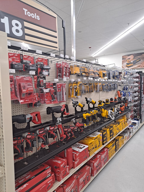 aisle of tools