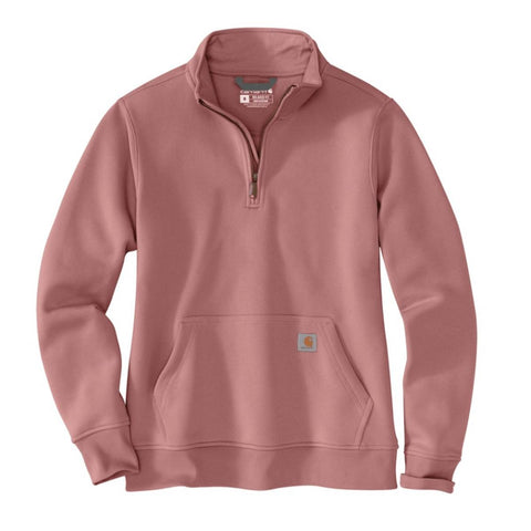 Rose Tint Heather Women's Clarksburg Quarter Zip Sweatshirt 105295