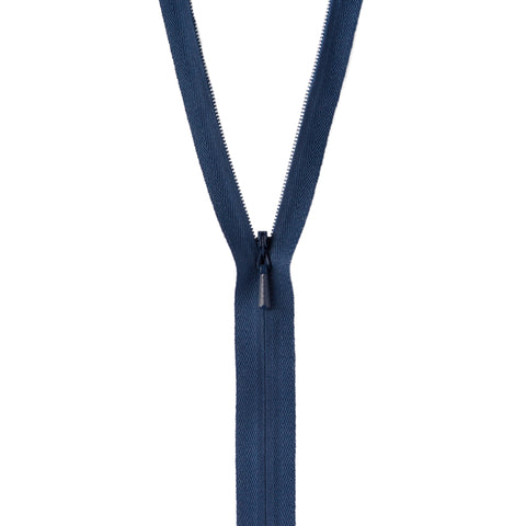Royal Blue Invisible Zipper.