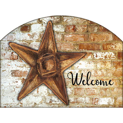 Spring & Summer Outdoor Decor Plaque Rusty Stars