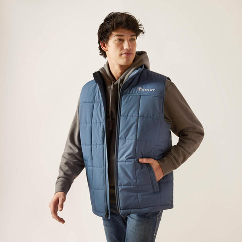 Men's Crius Insulated Vest 10046735 in Steely Blue