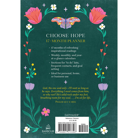 back, 2027 Choose Hope Planner 9798891513396