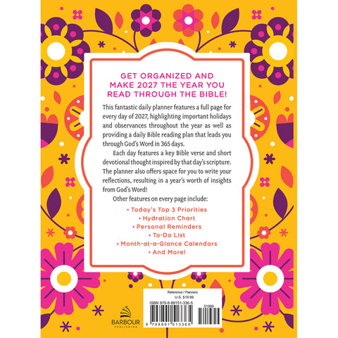 Read Through the Bible in a Year Planner 2027 9798891513365