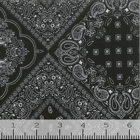 Double Brushed Bandana Print Knit Fabric 412