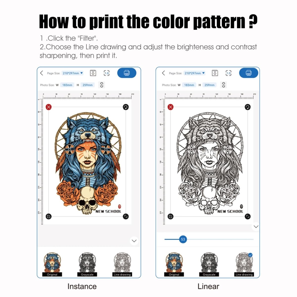 Biomaser Wireless Tattoo Stencil Printer with 10pcs Transfer Paper - Tattoo Unleashed