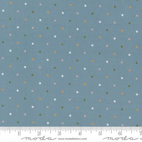 blue, Wild Honey Collection Dots Cotton Fabric 5230