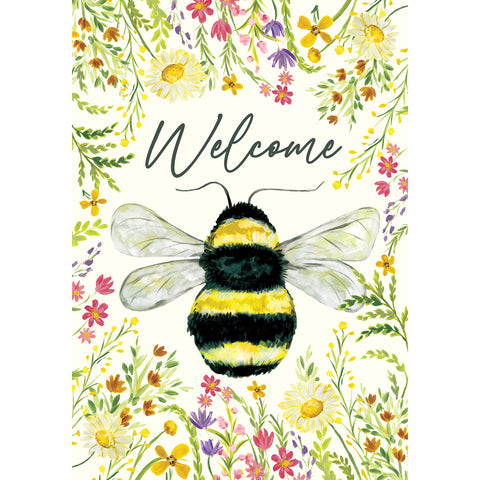 Garden flag showing Bumblebee