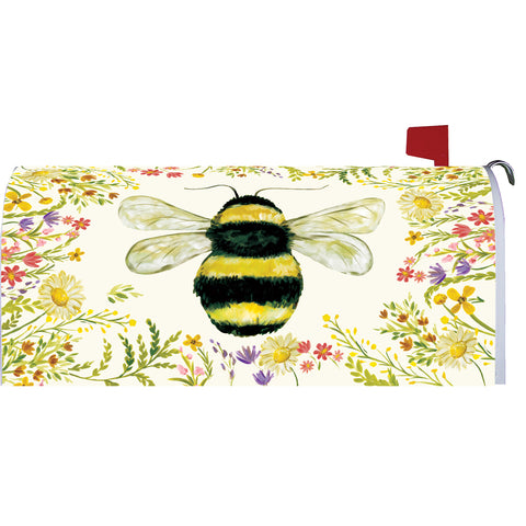 Mailbox cover showing Bumblebee
