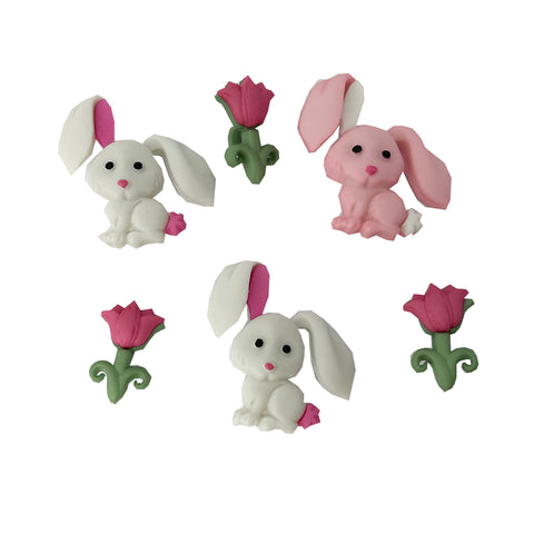 Bunny Love Buttons
