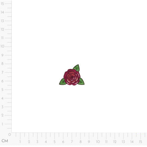 burgundy, Rose Applique M16469