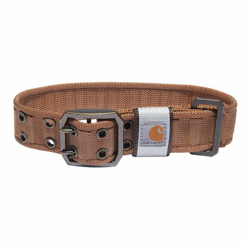 Carhartt Nylon Wide Dog Collar in Carhartt brown