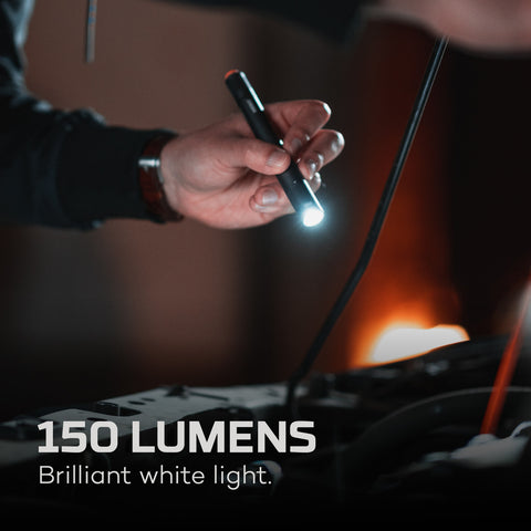 NEBO Columbo 150 pen light in use