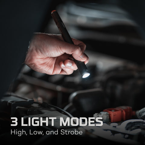 NEBO Columbo Flex 250 pen light in use