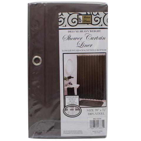 Dark brown  shower curtain