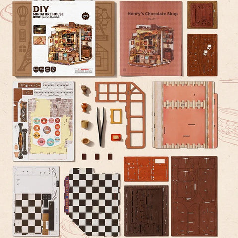 Henry's Chocolate DIY Miniature House DG174