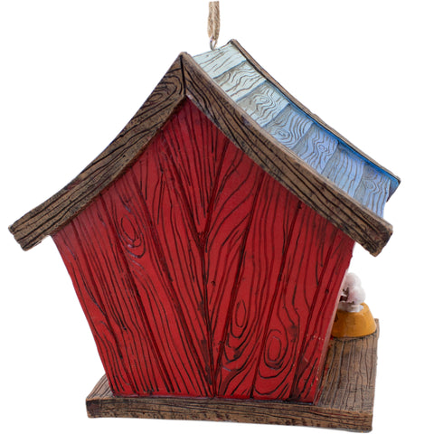 Back of birdhouse