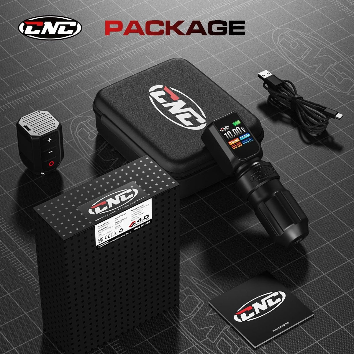 E77PRO - 1 Wireless Tattoo Pen Machine - Tattoo Unleashed