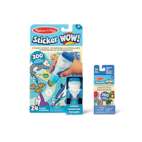 Sticker WOW! Shark Bundle: Activity Pad & Sticker Stamper + Mini Activity Pad 51330