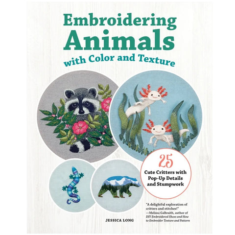 Embroidering Animals craft instruction book