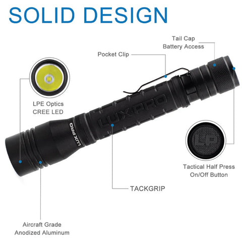 Details about Luxpro High-Output Everyday Pocket LED Light