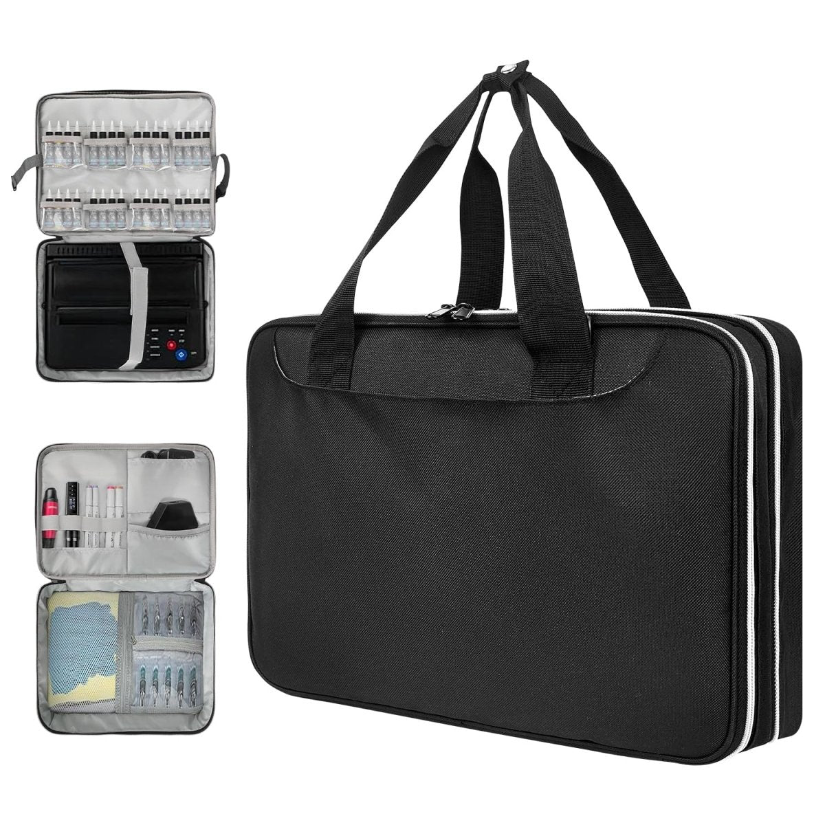 Generic Tattoo Case – Double Layer Travel Bag for Tools - Tattoo Unleashed