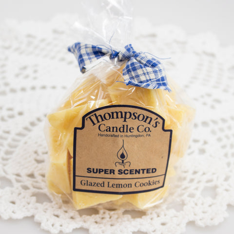 Glazed Lemon Cookies wax crumbles