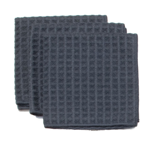 granite, Hydroweave Waffle Dishcloth 3 Pack R87