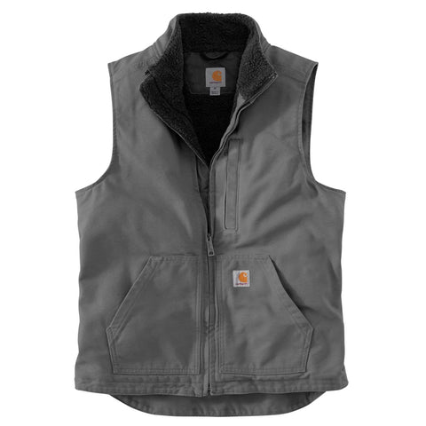 gravel, Men's Big and Tall Sherpa Lined Mock Neck Vest 1042777