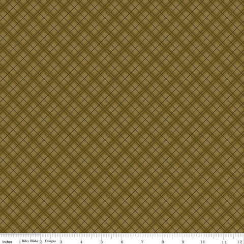 green, Bountiful Collection Plaid Cotton Fabric C17863