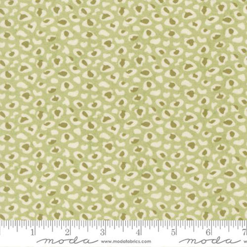 green, Fieldrush Collection Leopard Print Cotton Fabric 30785
