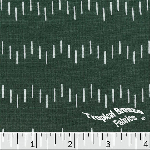 hunter, Linen Crepe Print Polyester Fabric 048533