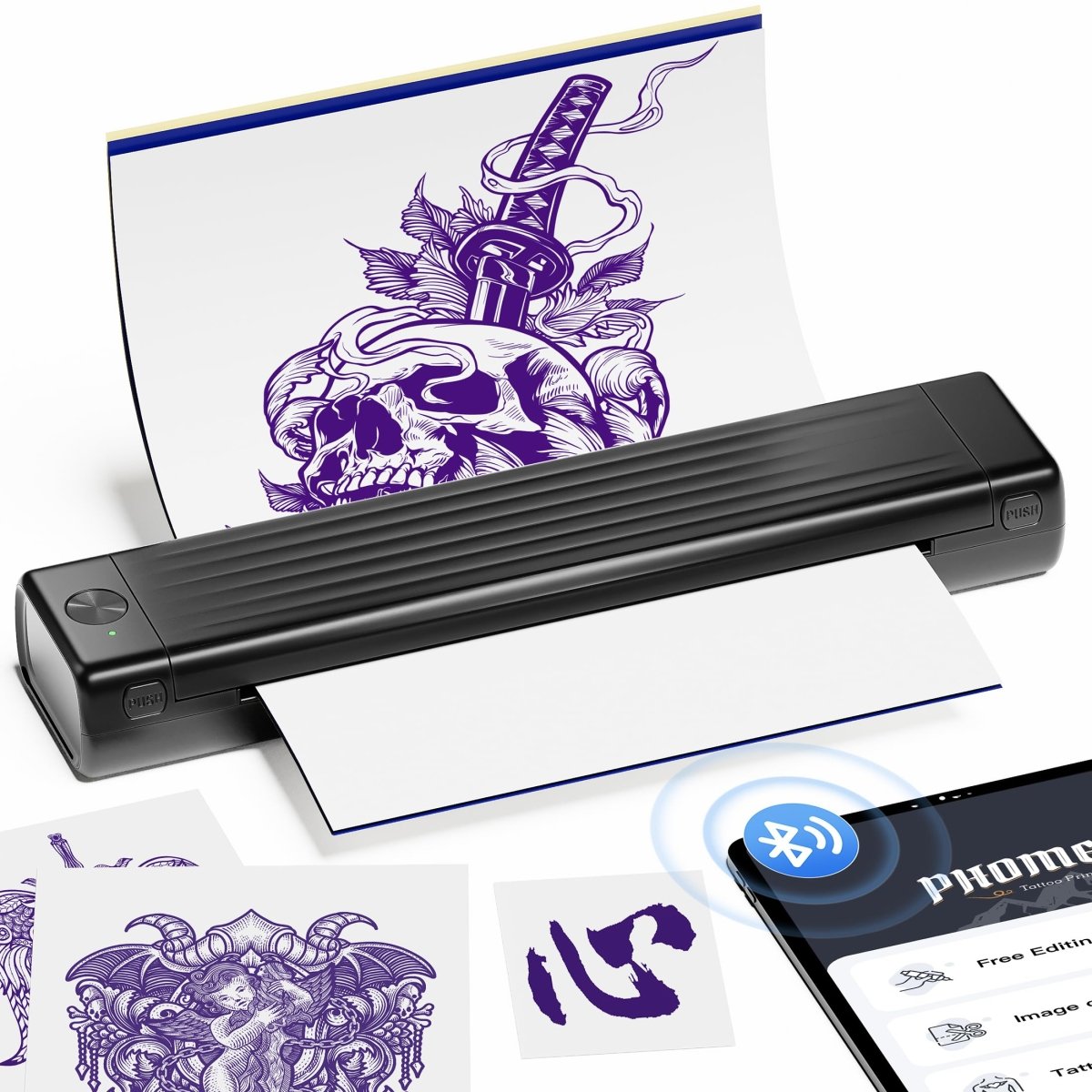 Itari Wireless Tattoo Stencil Printer – Portable Thermal Transfer Machine - Tattoo Unleashed