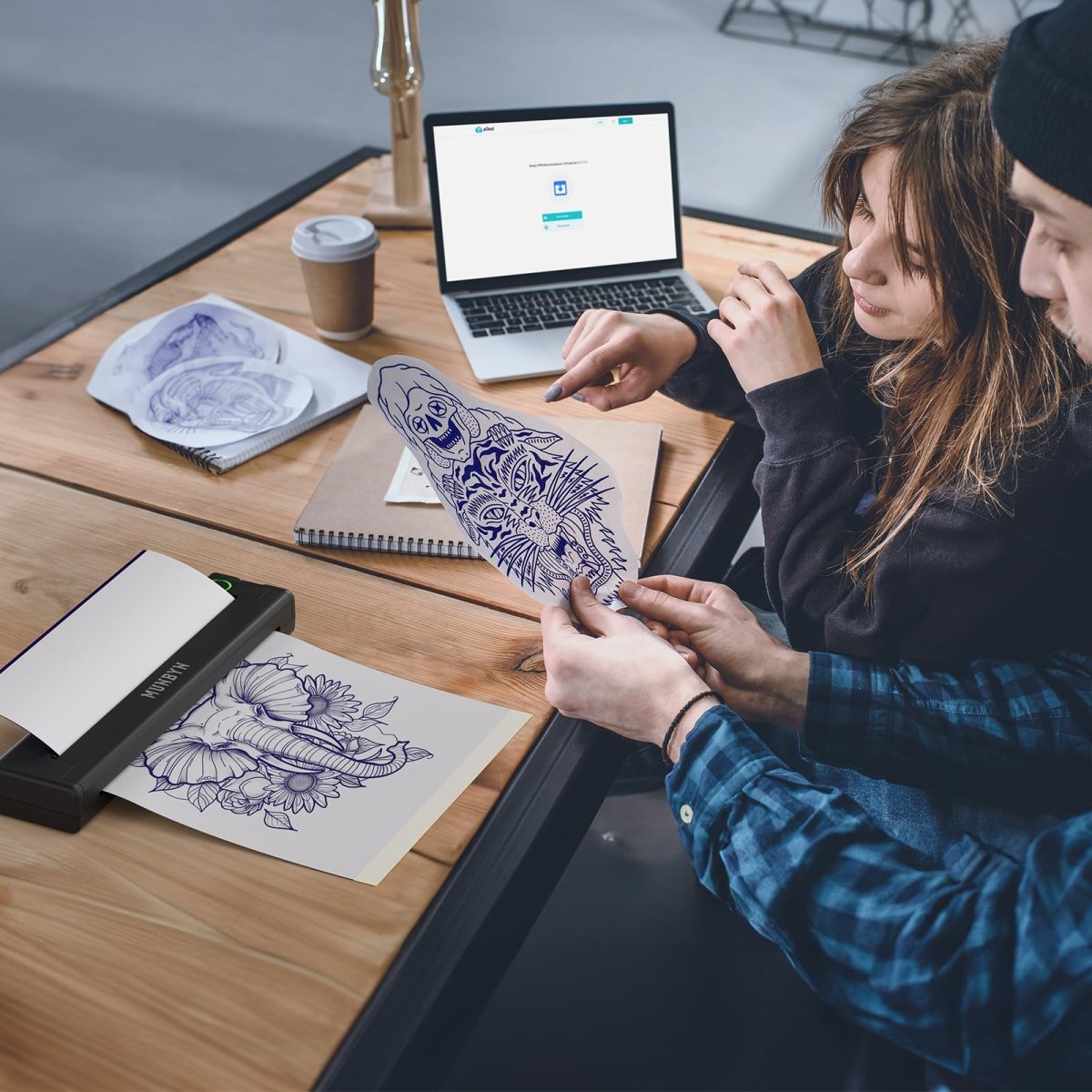 ITP05 Wireless Tattoo Stencil Printer By MUNBYN - Tattoo Unleashed