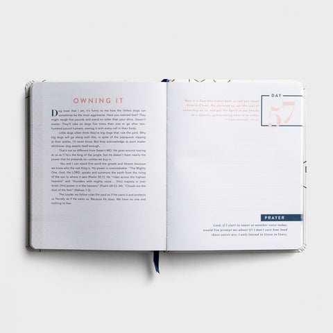 Inside journal, sample page 