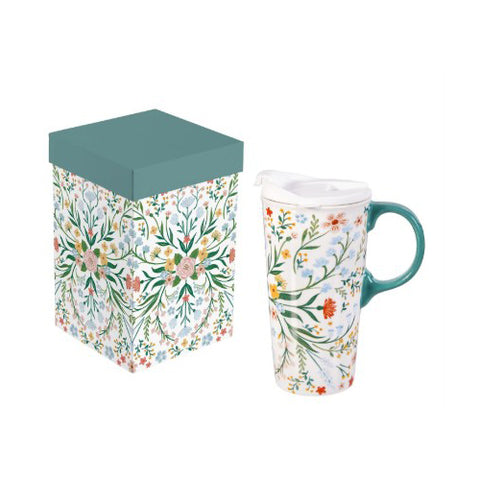 mandala, Ceramic Perfect Cup with Gift Box TK2