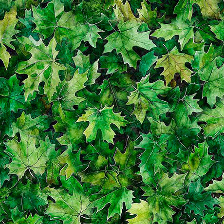 maple leaves, Earthly Delights Collection Cotton Fabric 31